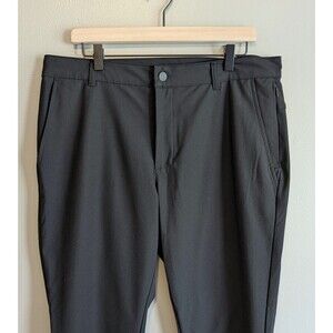 Old Navy Active Hybrid Pants Mens 36x30 Black Stretch Tech Chino Golf Work Pants